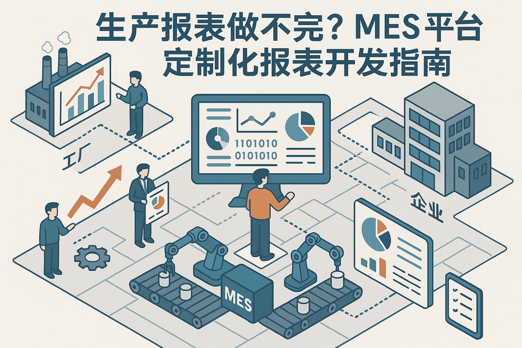 生产报表做不完？MES平台的定制化报表开发指南  